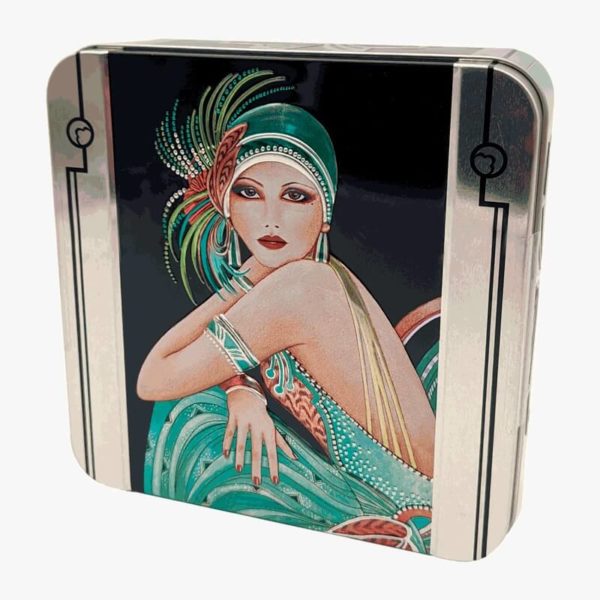 Caja diseño inspirado en el Art Deco de los años 20